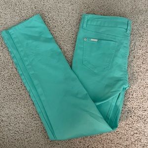 CELEBRITY PINK GIRLS Teal colored Jegging, Stretchy and Trendy